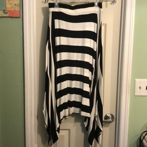 Black and white skirt